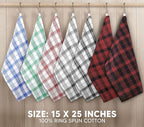 Utopia Towels Blue & White Dish Towels 100% Ring Spun Cotton Highly Absorbent & - Image 2