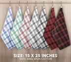 Utopia Towels Red & Black Dish Towels 100% Ring Spun Cotton Highly Absorbent & - Image 6