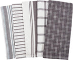 KAF Home Assorted Flat Kitchen Towels |100% Cotton - Image 2