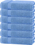 White Classic Wealuxe Light Blue Bath Towels 24x50 Inch, Cotton Towel Set by WhiteClassic