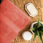 SUPERIOR Egyptian Cotton Solid Towel Set, Washcloths 13” x 13”, Hand Towels 20” - Image 6