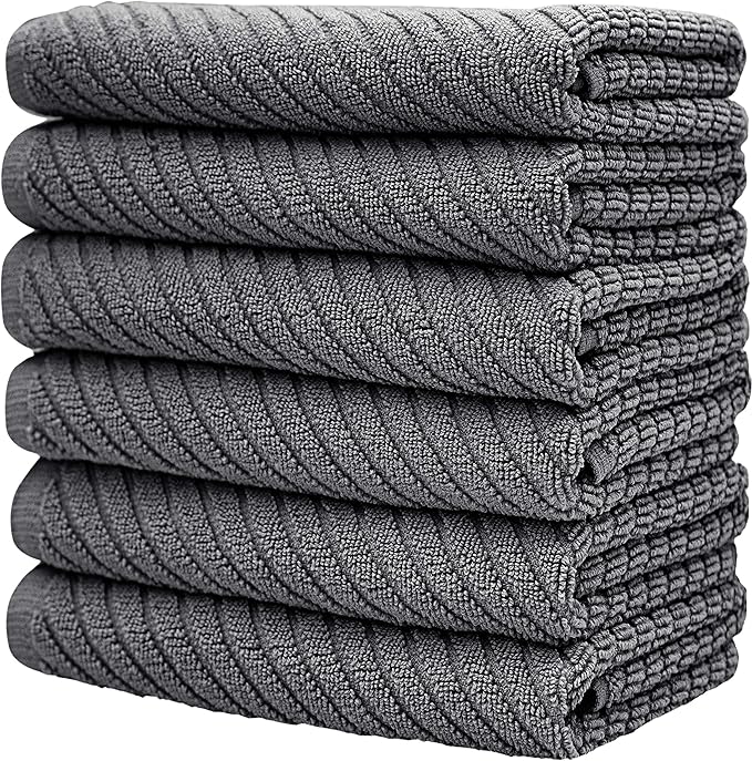 Premium Kitchen Towels | Large Cotton Kitchen Hand Towels | Dish Towels | - Image 6