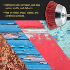 Dura-Gold 2.5" Abrasive Filament Nylon Bristle Cup Brush - Image 5
