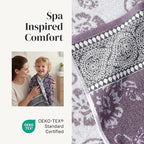 Modern Threads Ophelia 6-Piece 100% Cotton Towel Set – Reversible Yarn Dyed - Image 4