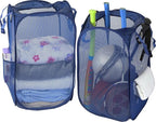 Simple Houseware Mesh Pop-Up Laundry Hamper Basket - Image 2