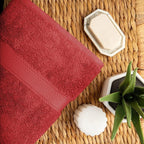 Superior Egyptian Cotton Solid Towel Set, Washcloths 13” x 13”, Hand Towels 20” - Image 6