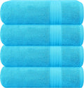 GLAMBURG Premium Cotton 4 Pack Bath Towel Set by GLAMBURG