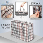Deco Express Moving Bags with Zipper, Clothes Storage, Moving Supplies - Image 5