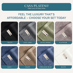 Casa Platino Wash Cloths Pack of 12-100% Cotton Washcloths - Image 8