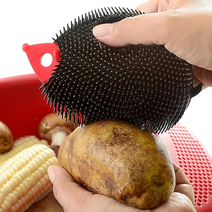 Norpro Hedgehog Silicone Dish Brush - Image 4
