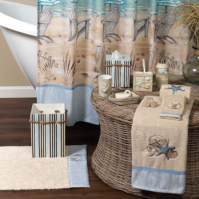 Zenna Home Seaside Serenity Bathroom Toothbrush Holder - Image 5