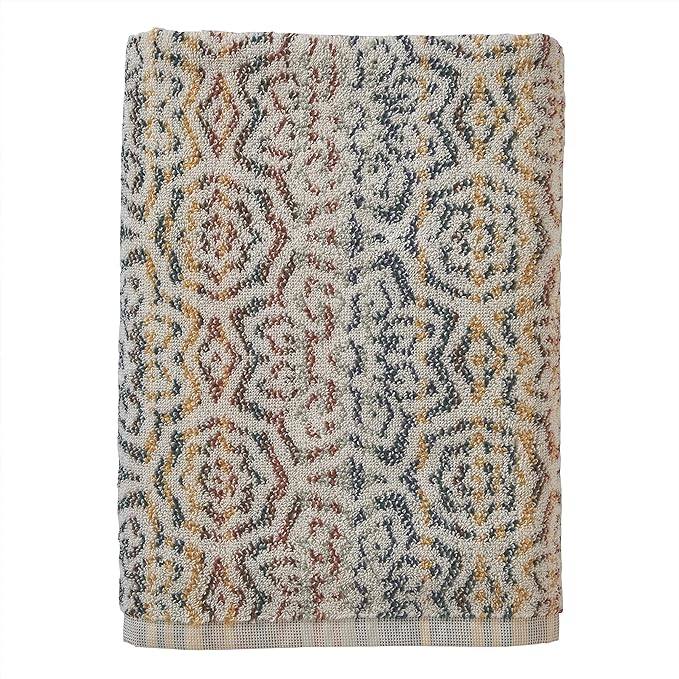 SKL Home Rhapsody 100% Cotton Premium Bath Towel, 550 GSM, Reversible, Soft & by SKLHomebySaturdayKnightLtd