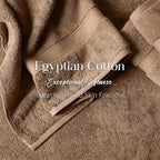 SUPERIOR Egyptian Cotton Pile Bath Towel Set of 2, Ultra Soft Luxury Towels - Image 5