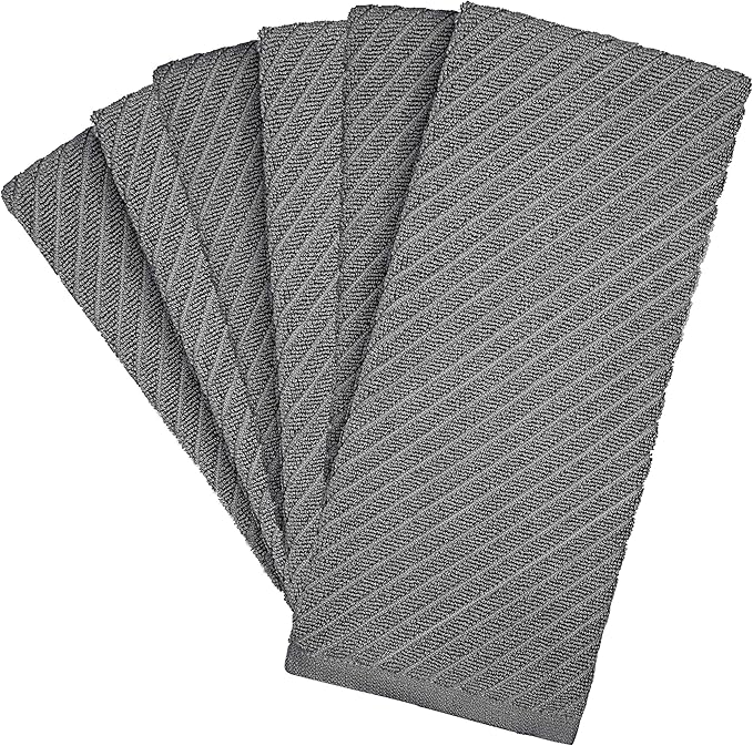 Premium Kitchen Towels | Large Cotton Kitchen Hand Towels | Dish Towels | - Image 3