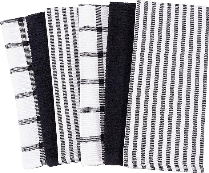 KAF Home Premium Kitchen Towels, Large 100% Cotton, Flat & Terry Absorbent Dish - Image 3