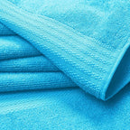 GLAMBURG Ultra Soft 8-Piece Towel Set -100% Pure Ringspun Cotton, Contains 2 - Image 2