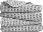 POLYTE 430 GSM Microfiber Lint Free Hand Towel, 16 x 30 in, 4 Pack by Polyte