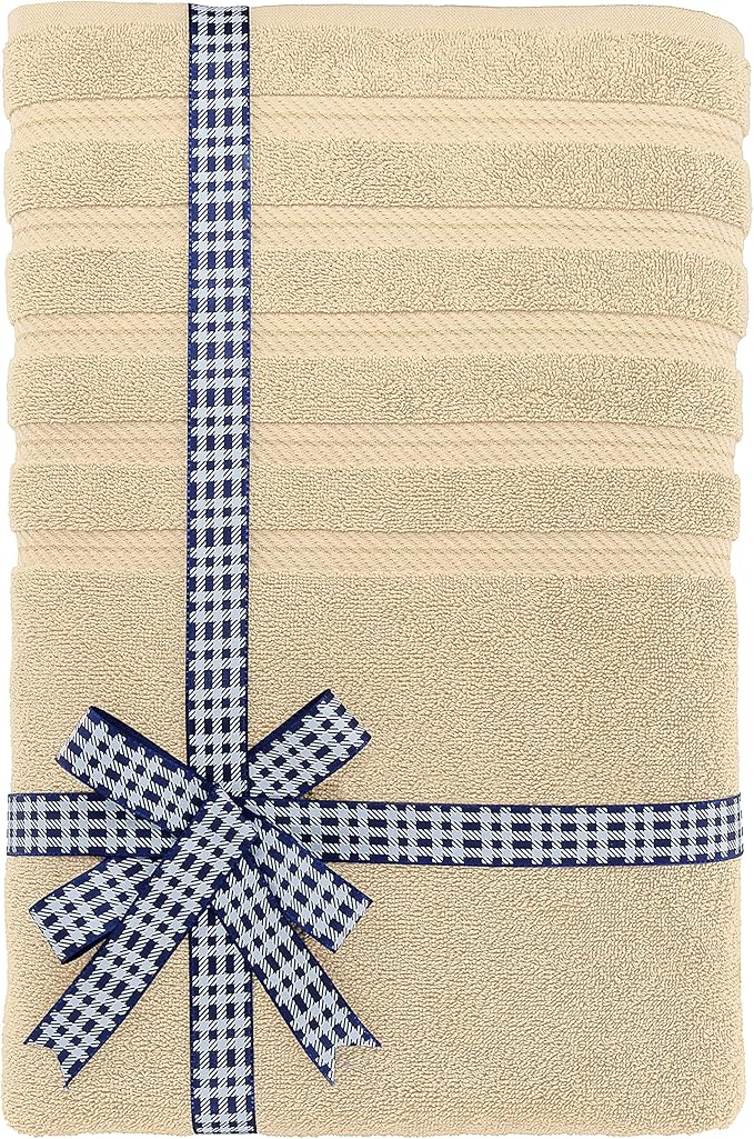 American Soft Linen 35x70 Jumbo Large Bath Towel, 600 GSM 100% Cotton Turkish - Image 3