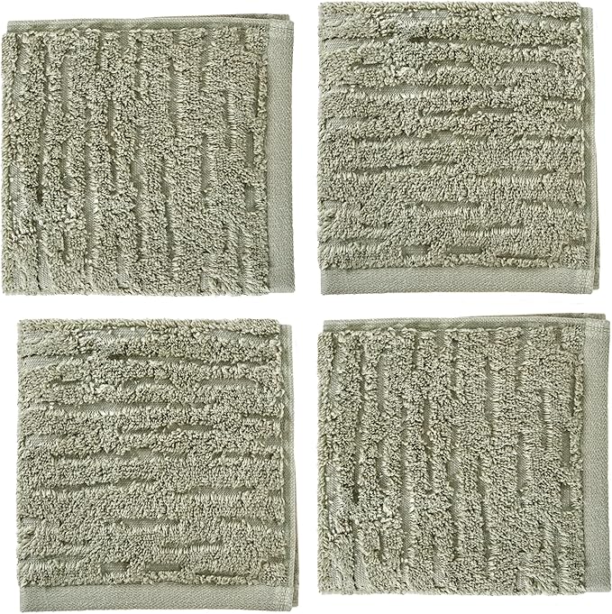 SKL Home CloudSoft Cotton Luxury 4-Piece Washcloth Set - Image 3