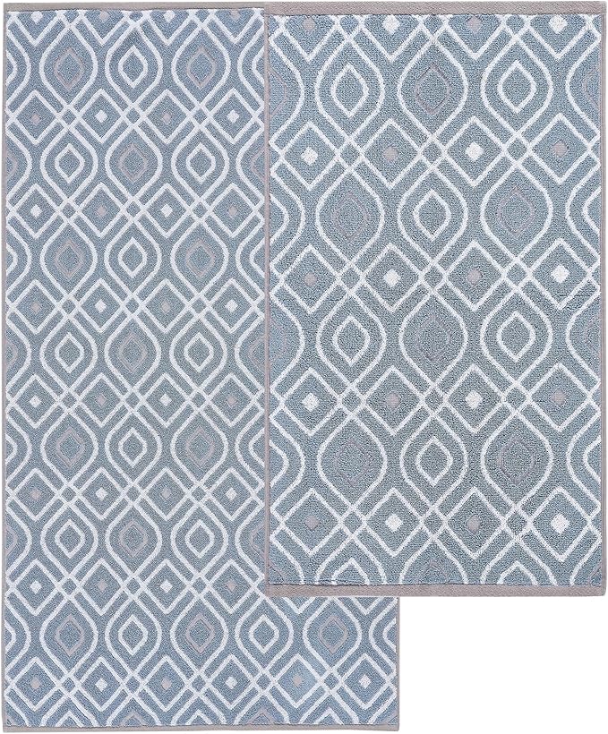 Modern Threads Oxford 6-Piece 100% Cotton Towel Set – Yarn Dyed Jacquard & - Image 5