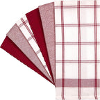 Premium Kitchen Towels | Large Cotton Dish Towels | Flat & Terry Highly - Image 3