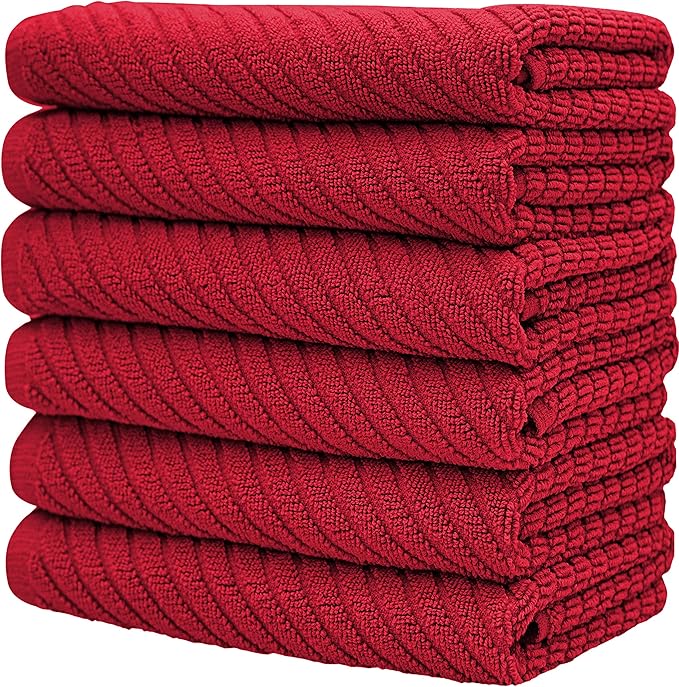 Premium Kitchen Towels | Large Cotton Kitchen Hand Towels | Dish Towels | - Image 6