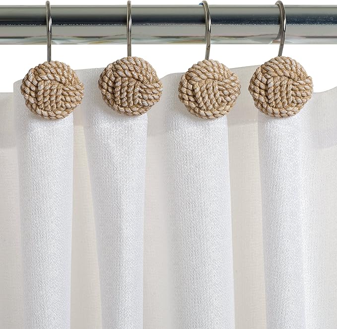 Zenna Home Shower Curtain Hooks Seaside Serenity Bath Accessories - Image 2