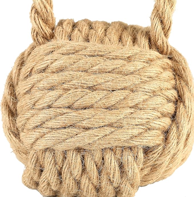 Creative Co-Op Nautical Rope Knot Decorative Cotton Door Stop - Image 3