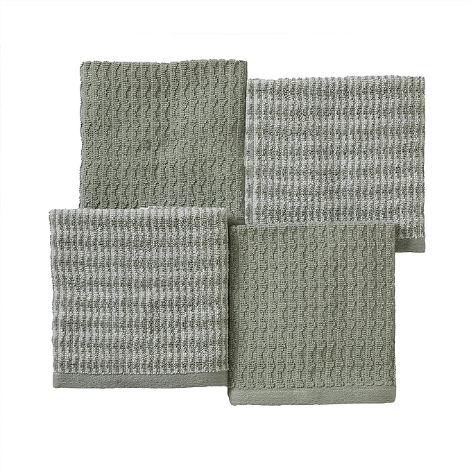 SKL Home Longborough 100% Turkish Cotton Premium 4-Piece Washcloth Set - Image 2