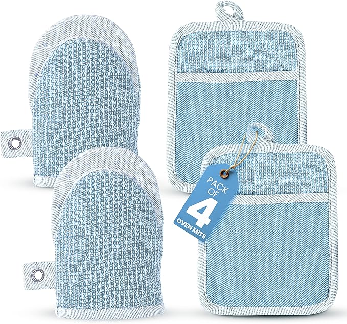 Casa Platino BBQ Gloves & Potholders Set, Pot Holder by CasaPlatino