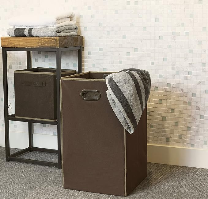 Simple Houseware Foldable Closet Laundry Hamper Basket - Image 4