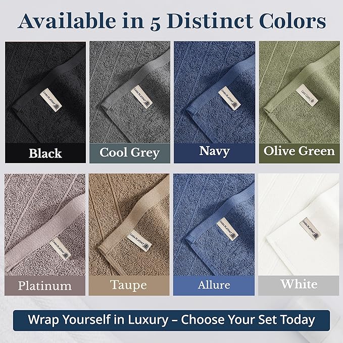 LANE LINEN Bath Hand Towels for Bathroom - Image 8