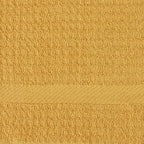 DII Basic Terry Collection Waffle Dishtowel Set, Solid Mustard, 4 Piece - Image 4