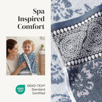 Modern Threads Ophelia 6-Piece 100% Cotton Towel Set – Reversible Yarn Dyed - Image 4