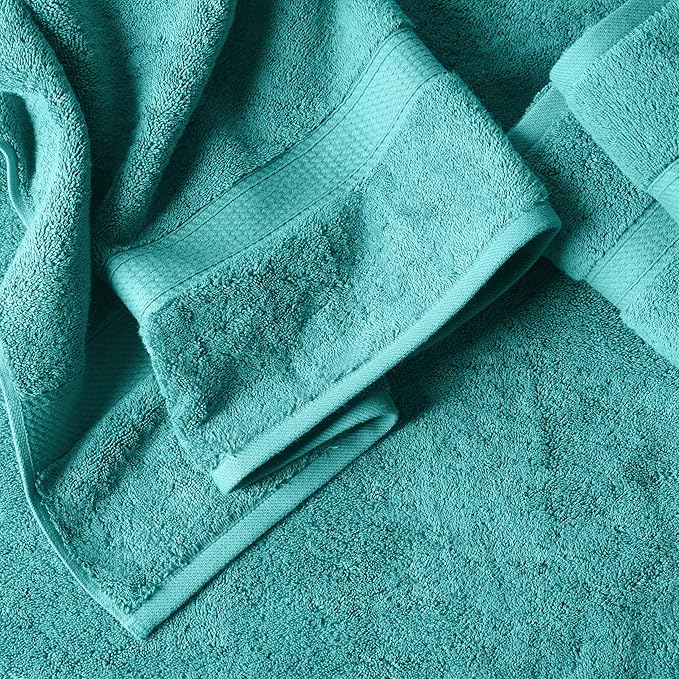 SUPERIOR Egyptian Cotton Pile 6 Piece Towel Set, Includes 2 Bath, 2 Hand - Image 3