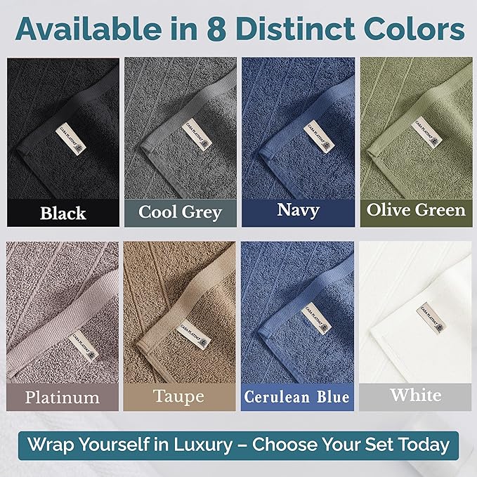 Casa Platino Bathroom Hand Towels - Image 7