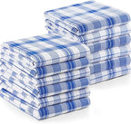 Utopia Towels Blue & White Dish Towels 100% Ring Spun Cotton Highly Absorbent & by UTOPIATOWELS