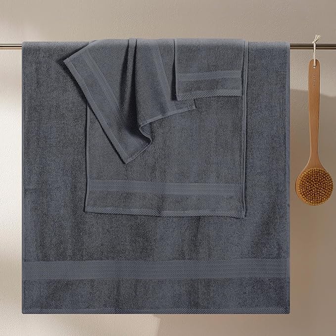 GLAMBURG Ultra Soft 8-Piece Towel Set - Image 3