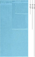 American Veteran Towel, 100% Cotton Turkish 6 Piece Towel Set Luxury Towels Set - Image 3