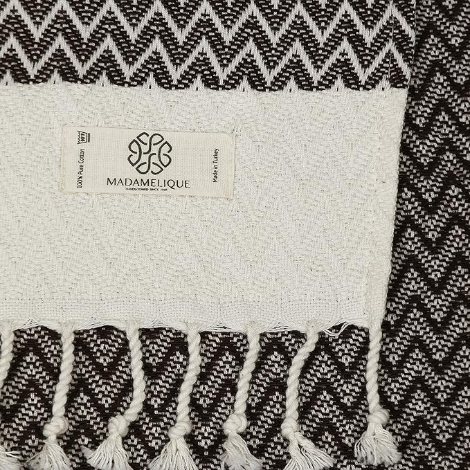 Madamelique Exclusive Hand Towels Set of 2-18 x 40 Inches - Image 7