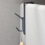 Officemate Double Coat Hooks for Cubicle Panels, Adjustable, Comes in 2 Pack - Image 3