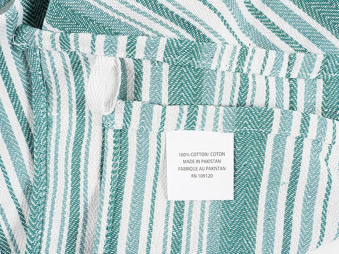KAF Home Assorted Flat Kitchen Towels | 100% Cotton - Image 7