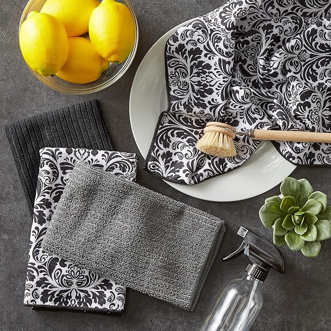 DII Cleaning Collection Multi-Purpose Microfiber, Dishtowel Set - Image 9