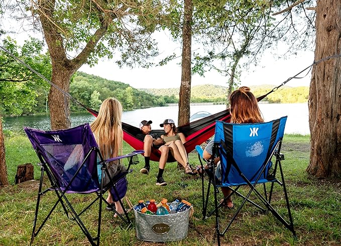 Kijaro XXL Dual Lock Portable Camping Chair - Supports Up to 400lbs - Enjoy The Outdoors in a Versatile Folding Sports & Outdoor Chair - Image 8